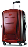 Samsonite Winfield 2 Hardside Expandable Luggage with Spinner Wheels, Burgundy, Checked-Large 28-Inch