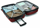 Samsonite Winfield 2 Hardside Expandable Luggage with Spinner Wheels, Burgundy, Checked - Medium 24 - Inch
