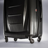 Samsonite Winfield 2 Hardside Expandable Luggage with Spinner Wheels, Charcoal, Checked - Medium 24 - Inch