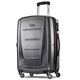 Samsonite Winfield 2 Hardside Expandable Luggage with Spinner Wheels, Charcoal, Checked - Medium 24 - Inch