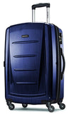 Samsonite Winfield 2 Hardside Expandable Luggage with Spinner Wheels, Navy, Checked - Medium 24 - Inch