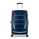 Samsonite Winfield 2 Hardside Expandable Luggage with Spinner Wheels, Navy, Checked - Medium 24 - Inch
