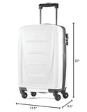 Samsonite Winfield 2 Hardside Luggage with Spinner Wheels, Carry - On 20 - Inch, Brushed White