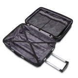 Samsonite Winfield 3 DLX Hardside Expandable Luggage with Spinners, Black, Checked - Medium 25 - Inch