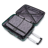 Samsonite Winfield 3 DLX Hardside Expandable Luggage with Spinners, Checked - Large 28 - Inch, Emerald