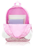 Sanrio Hello Kitty Backpack for Girls | 16" Plush Bookbag with 3D Ears, Sequin Bow & Faux Fur Face | Pink Hello Kitty School Bag for Kids, Toddlers, Teens | Cute Travel Daypack for Girls Ages 3+