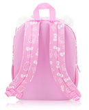 Sanrio Hello Kitty Backpack for Girls | 16" Plush Bookbag with 3D Ears, Sequin Bow & Faux Fur Face | Pink Hello Kitty School Bag for Kids, Toddlers, Teens | Cute Travel Daypack for Girls Ages 3+