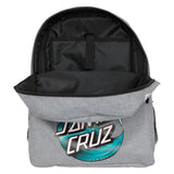 SANTA CRUZ Unisex Backpack Wave Dot Skate Backpack, Heather Grey, One Size