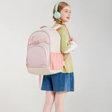 Sawkig Lightweight Cute Kids Backpack for School Kindergarten Elementary Backpacks for Gilrs ages 6 - 8 - 10 (Pink Cream)
