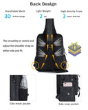 Schkleier Messenger Bag for Men Canvas Sling Bag Crossbody Backpack Laptop Shoulder Bag Hiking Daypacks Casual Tactical