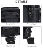 Schkleier Messenger Bag for Men Canvas Sling Bag Crossbody Backpack Laptop Shoulder Bag Hiking Daypacks Casual Tactical