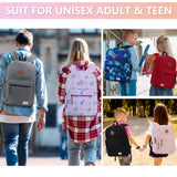School Backpack,VONXURY Unisex Classic Lightweight Water Resistant Causal Daypack for Teens Boys Girls(Pink)
