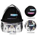School College Backpack Rucksack Travel Bookbag Outdoor Hi_0moth