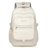 School Cute Aesthetic Backpack Girls Backpack for Students Kids Teen Girls Large Capacity Bookbags College Backpacks Laptop Lightweight Bookbag Casual Travel Daypacks School Bag（White）