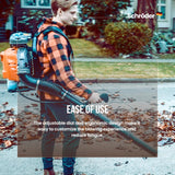 Schröder Backpack Leaf Blower - Backpack Blower - Gas Leaf Blower - SR - 6400L - 3.7 HP Engine