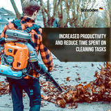Schröder Backpack Leaf Blower - Backpack Blower - Gas Leaf Blower - SR - 6400L - 3.7 HP Engine