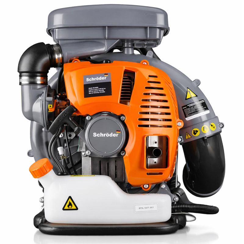 Schröder Backpack Leaf Blower - Backpack Blower - Gas Leaf Blower - SR - 6400L - 3.7 HP Engine