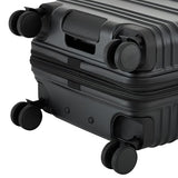 Scotch & Soda Rotterdam Expandable Hardside Luggage, Black, 22" Carry-On