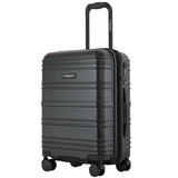 Scotch & Soda Rotterdam Expandable Hardside Luggage, Black, 22" Carry-On
