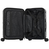 Scotch & Soda Rotterdam Expandable Hardside Luggage, Black, 22" Carry-On