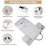 Scothen Convertible Travel Garment Bag,Carry On Garment Duffle Bag with Toiletry and Shoe bag,Garment Bags for Travel,2 in 1 Hanging Dress Suitcase Suit Travel Bags for Women with USB Charging Port