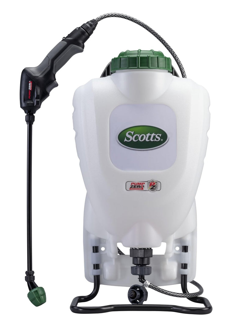 Scotts 2 Gallon Lithium - Ion Power Wand Backpack Sprayer for Sprayer for Watering, Fertilizing and Controlling Weeds in Lawn, Garden, Yard