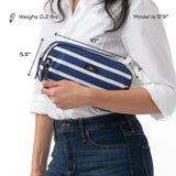 SCOUT 3 - Way Toiletry Bag - Travel Makeup Pouch for Women with Three Zipper Compartments - Stands Upright, Wipes Clean
