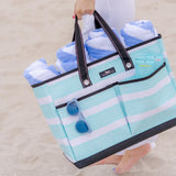 SCOUT Ben Pocket Tote - Large Multi - Use Tote Bag for, Nurses, Teachers, and Moms, 5 Pockets for Organizing, Breakaway Zipper
