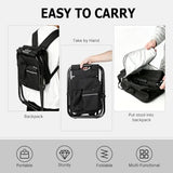 SDLDEER Folding Camping Chair Stool Backpack with Cooler Insulated Picnic Bag, Portable Hunting Fishing Multifunction Chair for Outdoors Hiking Hunting Travel (Black)