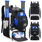 SDYSM Baseball Bag Lightweight Softball Bags for Adults Youth 40L Large Baseball Backpack with Shoe Compartment, Helmet Holder, Fence Hook Waterproof Softball Bats Bag for T - Ball & Softball Equipment