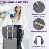 SDYSM Teacher Tote Bag 15.6 inch Laptop Bag Work Bags for Women Nurse Tote Professional Computer Messenger Shoulder Bags Laptop Briefcase for Office, College, Nursing, Grey