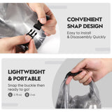 Sea Team 2 - Pack Waterproof Travel Toiletry Bag, Makeup Organizer & Storage Pouch - Clear EVA Material, Large Opening, Portable Handle for Travel, Gym, Swimming, Daily Use