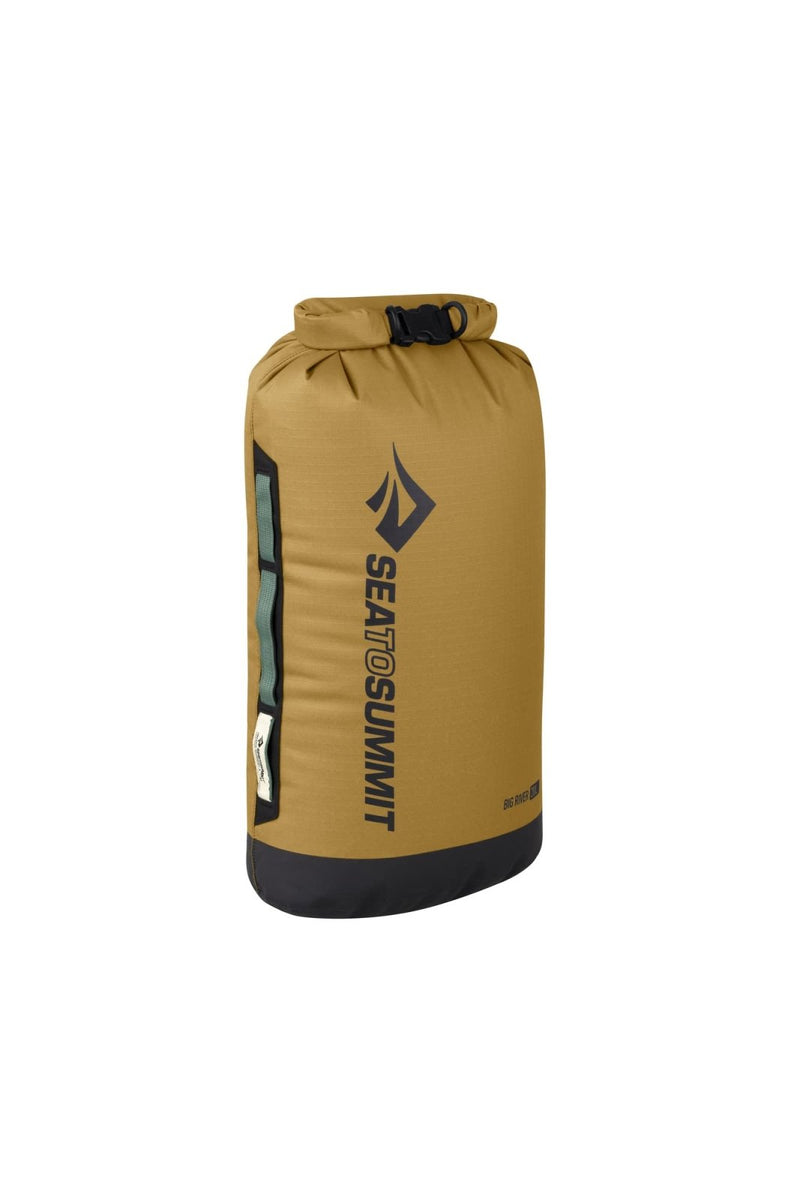 Sea to Summit Big River Dry Bag, Heavy - Duty Dry Storage, 20 Liter, Gold Brown