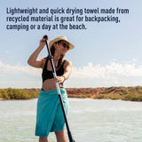 Sea to Summit Drylite Towel, Lightweight Camping and Travel Towel, Medium (20 x 39 inches), Sage Green