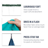 Sea to Summit Drylite Towel, Lightweight Camping and Travel Towel, Medium (20 x 39 inches), Sage Green