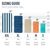 Sea to Summit Drylite Towel, Lightweight Camping and Travel Towel, Medium (20 x 39 inches), Sage Green