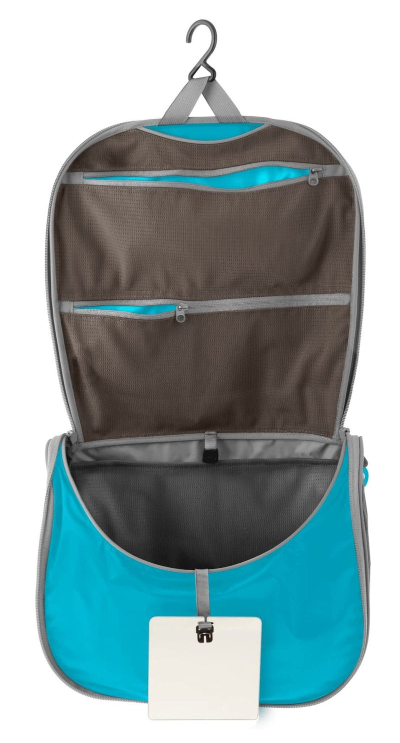 Sea to Summit Large Hanging Toiletry Bag, Travel Organizer for Men and Women, Atoll Blue
