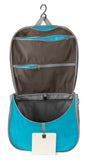 Sea to Summit Large Hanging Toiletry Bag, Travel Organizer for Men and Women, Atoll Blue