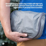 Sea to Summit Large Hanging Toiletry Bag, Travel Organizer for Men and Women, Atoll Blue