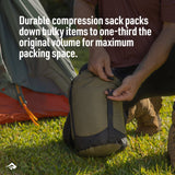 Sea to Summit Lightweight Compression Sack, Space - Saving Outdoor and Travel Storage, 8 Liter, Surf Blue