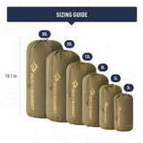 Sea to Summit Lightweight Stuff Sack, Durable Outdoor and Travel Storage, 5 Liter, Olive Green