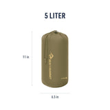 Sea to Summit Lightweight Stuff Sack, Durable Outdoor and Travel Storage, 5 Liter, Olive Green