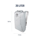 Sea to Summit Ultra - Sil Dry Waterproof Day Pack, 22 - Liter, HighRise Grey