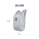 Sea to Summit Ultra - Sil Ultralight Day Pack, 20 - Liter, HighRise Grey