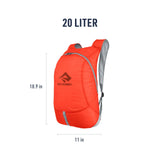 Sea to Summit Ultra - Sil Ultralight Day Pack, 20 - Liter, Spicy Orange