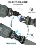 SEAFEW Small Green Sling Crossbody Backpack Shoulder Bag for Men Women - Mini One Strap Sling Bag Fanny Pack Daypack, Waterproof Nylon Chest Bag for Motorcycle Hiking Travel Gym Sport