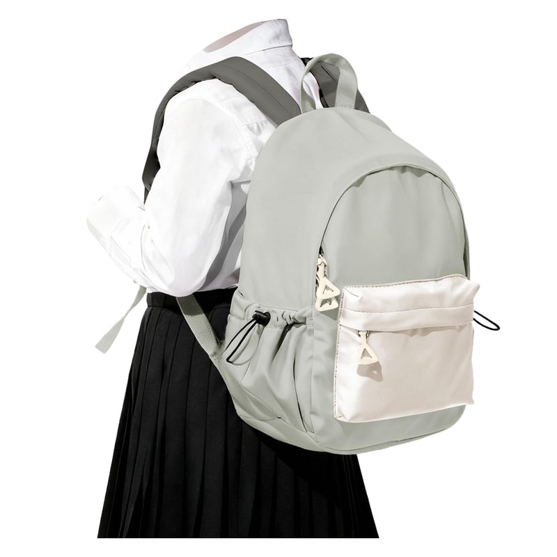 SEAFEW Small Toddler Backpack for Girls Boys, Kindergarten Backpack for Boys, Kids Backpack School Bag Cute Preschool Backpack for Aged 3 - 5, Green White