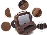 Sechunk Small Canvas Messenger Bag For Men Women Ipad Outdoor Leisure (grey)