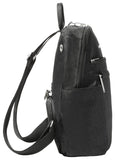 Securtex® Anti - theft Vacation Travel Backpack 10x13" Slash - Resistant Nylon Daypack w/RFID, Black Cheetah