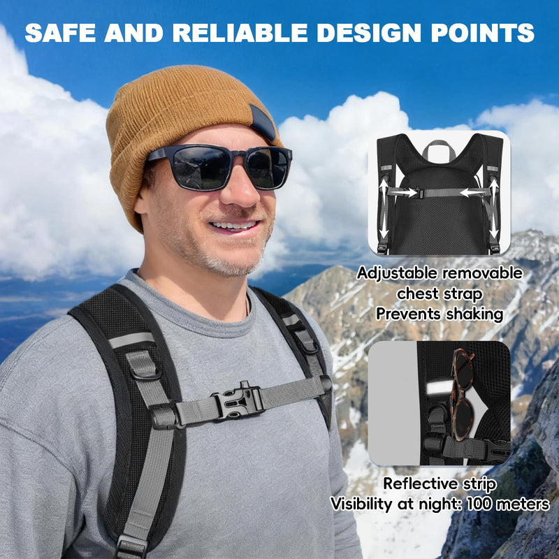 Seektop 20L Foldable Waterproof Hiking Backpack, Ultralight Small Lightweight Daypack Packable Backpack for Men Woman